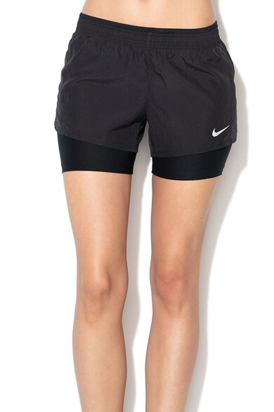 Nike Pantaloni scurti cu snur in talie, pentru alergare Femei