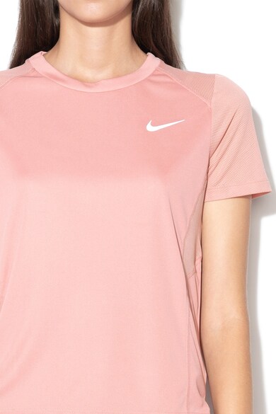 Nike Tricou cu insertii de plasa, pentru alergare Femei