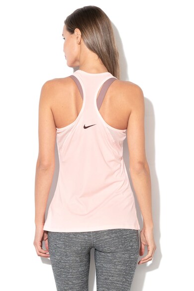 Nike Maiou pentru fitness cu spate decupat si insertii de plasa Dri-Fit Femei