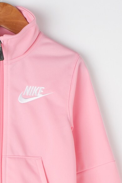 Nike Trening cu mansete striate elastice, Roz pastel/Alb, L Fete