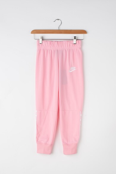 Nike Trening cu mansete striate elastice, Roz pastel/Alb, L Fete