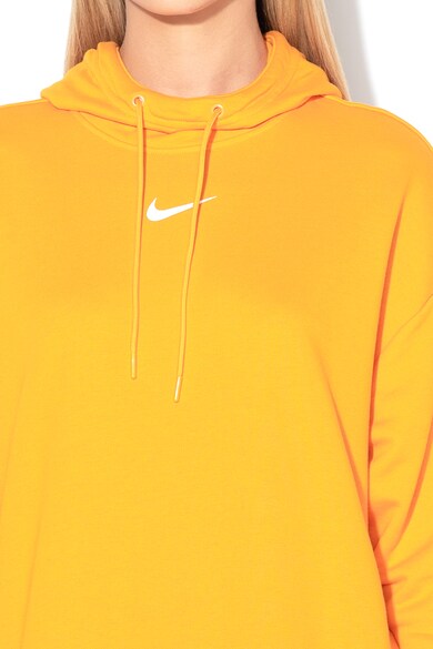 Nike Hanorac supradimensionat cu buzunare laterale, Oranj Femei