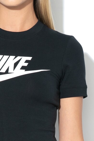 Nike Body cu imprimeu logo si decolteu la baza gatului Femei