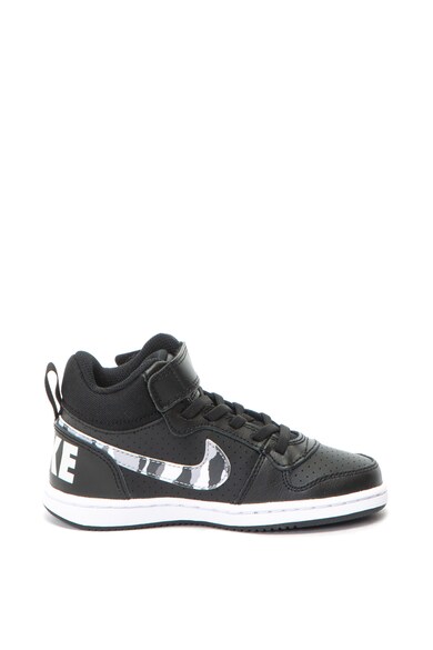 Nike Pantofi sport mid-hi cu insertii de piele Court Borough Baieti