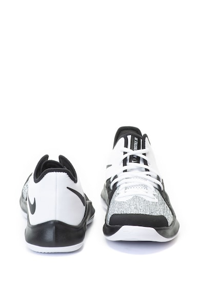 Nike Pantofi sport de piele ecologica si material textil pentru baschet Air Versitile III Barbati