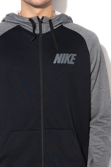 Nike Dri-Fit kapucnis fitneszpulóver cipzárral férfi