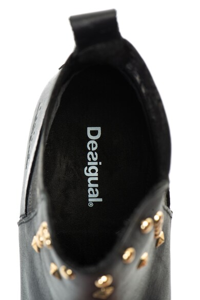 DESIGUAL Ghete Chelsea biker de piele Femei