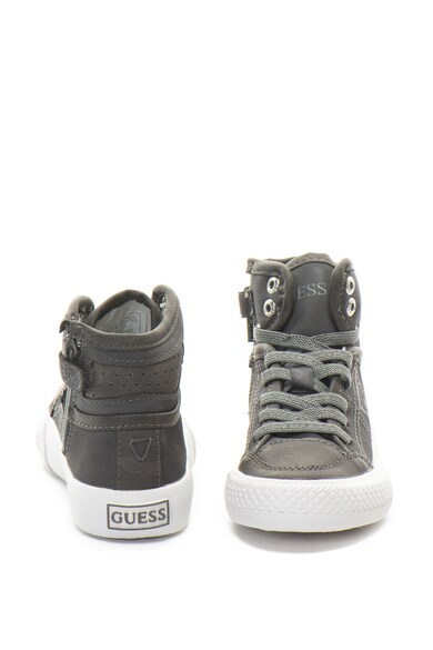 GUESS Pantofi sport de piele ecologica, cu logo Baieti