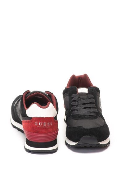 GUESS Pantofi sport cu garnituri de piele intoarsa Barbati