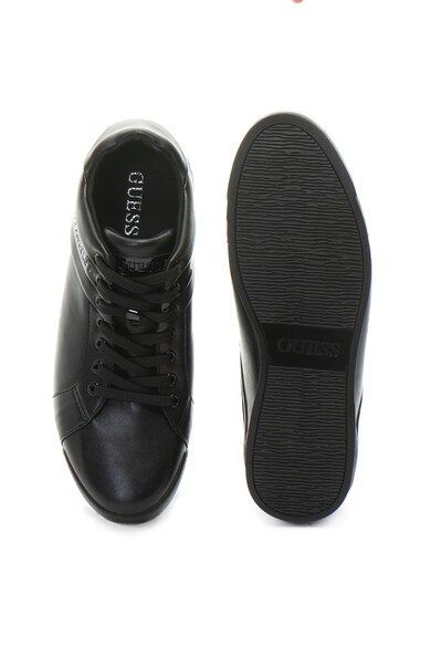 GUESS Pantofi casual de piele cu logo stantat Barbati