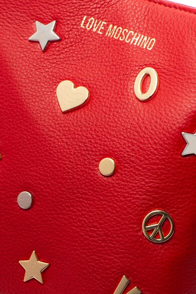 Love Moschino Geanta crossbody de piele Femei