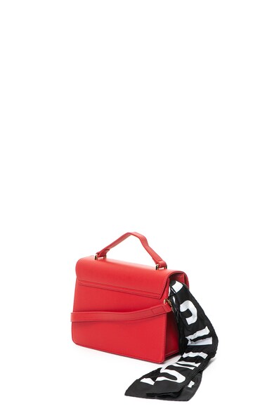 Love Moschino Geanta crossbody de piele ecologica, cu logo metalic Femei