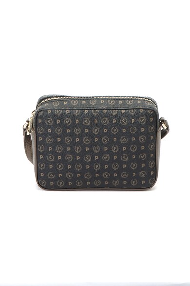 Pollini Geanta crossbody de piele cu imprimeu logo Femei