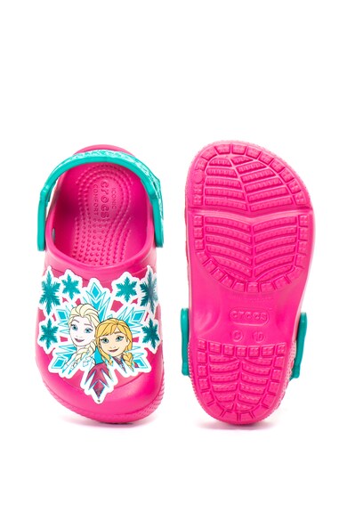 Crocs Papuci Crocs cu imprimeu cu tematica Frozen, Fun Lab Fete