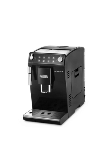 DeLonghi Espressor automat De'Longhi Autentica , Sistem manual de spumare, Rasnita cu 13 setari, 1450W, 15 bar, 1.4 l, Negru Femei