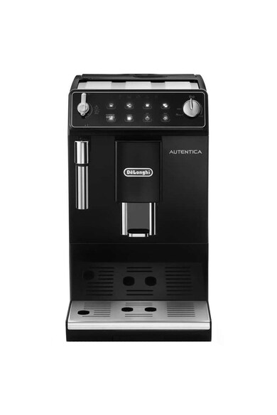 DeLonghi Espressor automat De'Longhi Autentica , Sistem manual de spumare, Rasnita cu 13 setari, 1450W, 15 bar, 1.4 l, Negru Femei