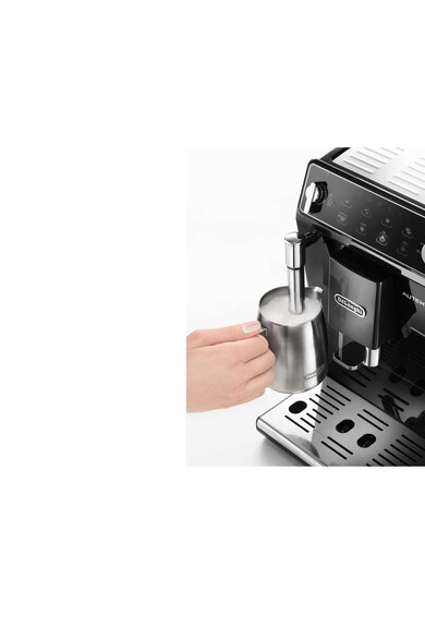 DeLonghi Espressor automat De'Longhi Autentica , Sistem manual de spumare, Rasnita cu 13 setari, 1450W, 15 bar, 1.4 l, Negru Femei
