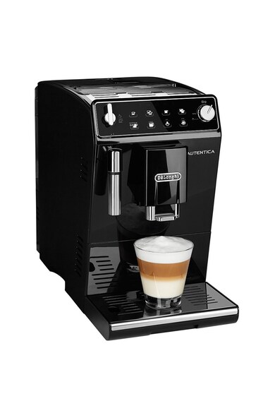 DeLonghi Espressor automat De'Longhi Autentica , Sistem manual de spumare, Rasnita cu 13 setari, 1450W, 15 bar, 1.4 l, Negru Femei