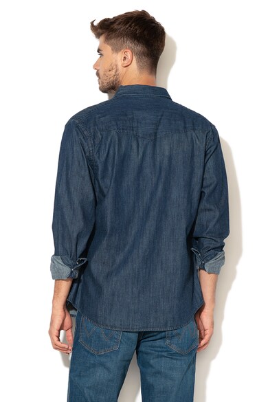 Wrangler Camasa regular fit de chambray Barbati