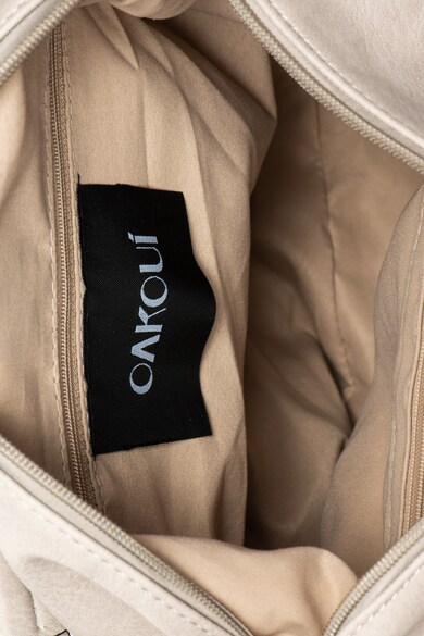 Oakoui Műbőr táska cipzáros zsebekkel női