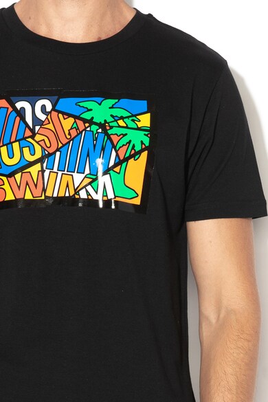 Moschino Tricou de plaja cu imprimeu grafic Barbati