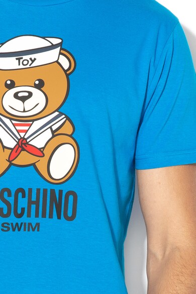 Moschino Tricou de plaja cu imprimeu Barbati