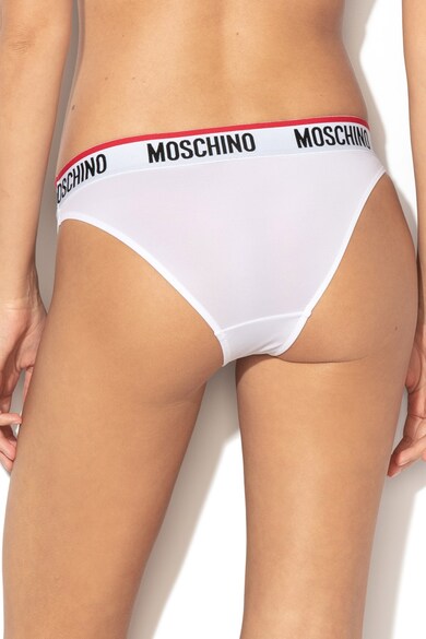 Moschino Chiloti brazilieni cu banda logo in talie Femei