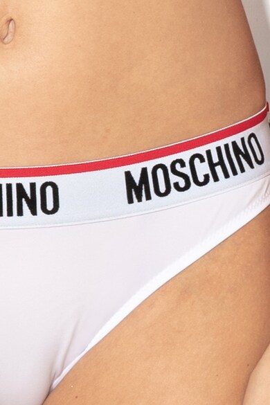 Moschino Бикини бразилиана с еластична талия с лого Жени
