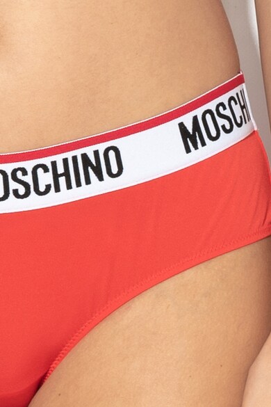 Moschino Csípőbugyi logómintás rugalmas derékpánttal női