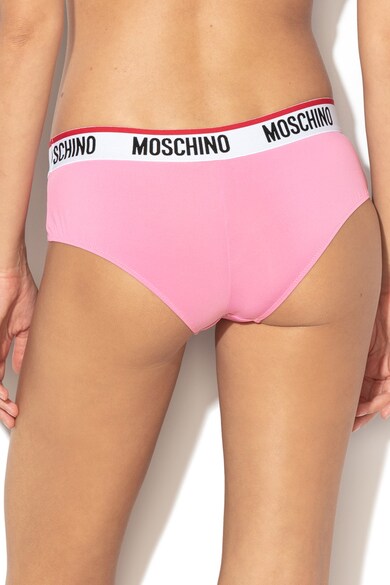 Moschino Chiloti hipster cu banda elastica cu logo in talie Femei