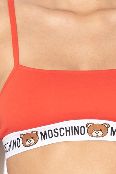 Moschino Bustiera cu banda logo Femei