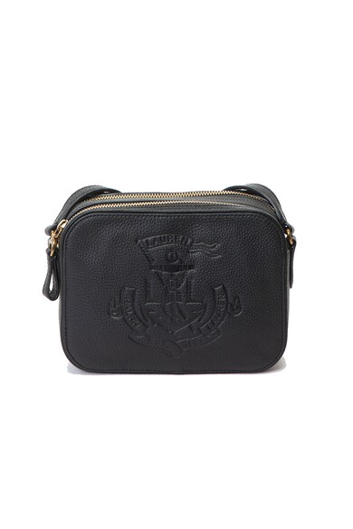 Lauren Ralph Lauren Geanta crossbody de piele cu logo in relief Huntley Femei