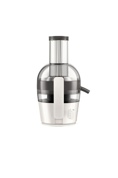 Philips Storcator de fructe  Viva Collection HR1855/80, 700 W, Recipient suc 0.8 l, Recipient pulpa 1.2 l, 1 Viteza, Tub de alimentare 75 mm, Alb Femei