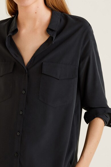 Mango Риза Flap с модал и джобове на гърдите Жени