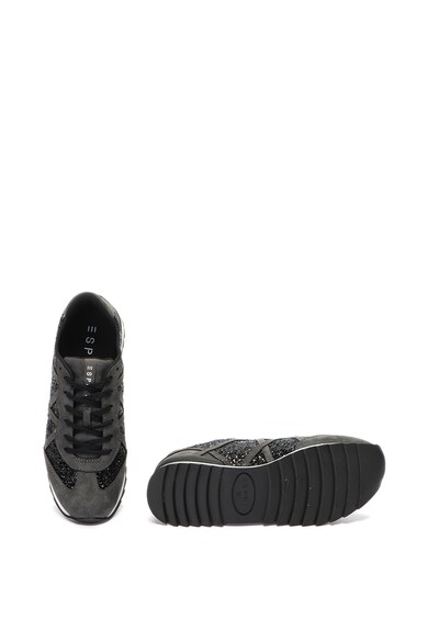 Esprit Sneakers cipő műbőr és csillámos anyagbetétekkel női