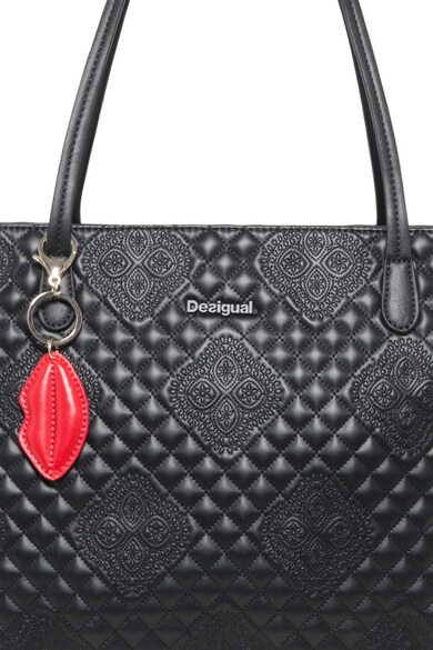 DESIGUAL Geanta tote de piele ecologica, cu aspect texturat Femei