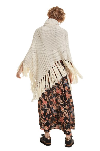 DESIGUAL Poncho cu guler inalt Femei