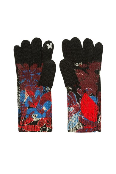 DESIGUAL Плетени ръкавици с флорална щампа Жени