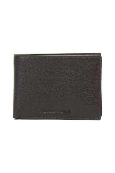 Emporio Armani Кожен портфейл с двойно прегъване и лого Мъже