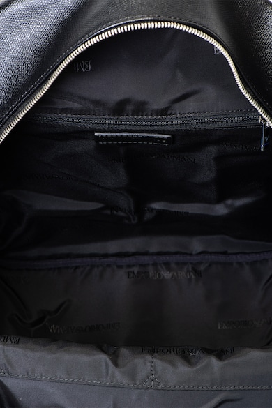 Emporio Armani Műbőr hátizsák fémlogóval férfi
