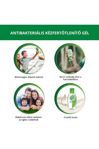 Dettol Gel dezinfectant pentru maini  efect antibacterian Femei