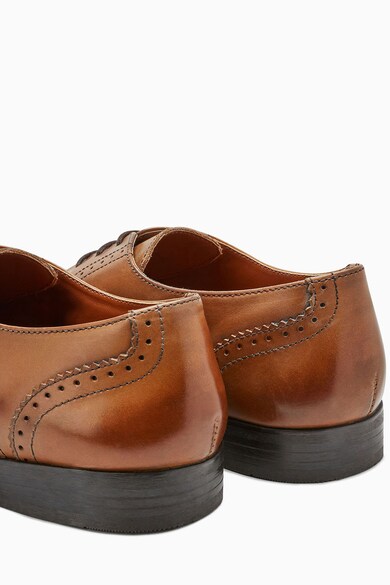 NEXT Pantofi brogue de piele, cu calapod lat Barbati