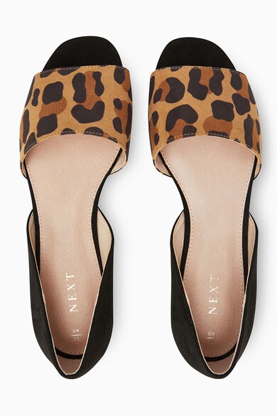 NEXT Sandale d'Orsay cu model animal print Femei