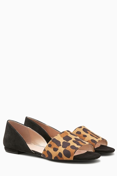 NEXT Sandale d'Orsay cu model animal print Femei