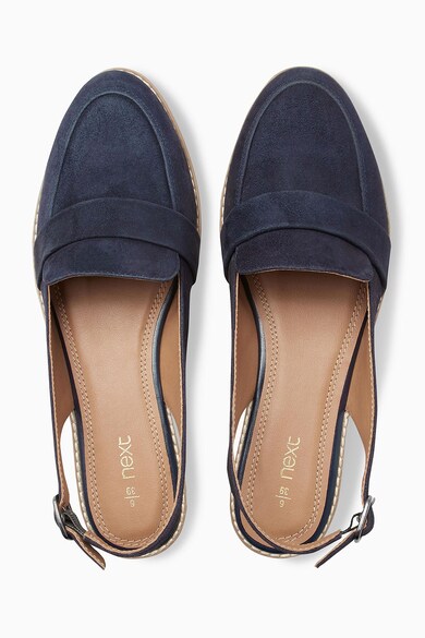 NEXT Pantofi loafer slingback de piele intoarsa Femei