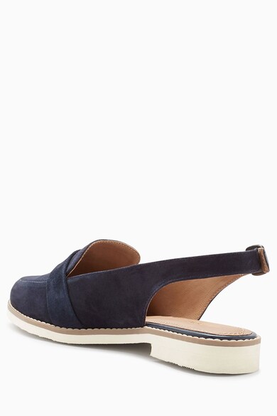 NEXT Pantofi loafer slingback de piele intoarsa Femei