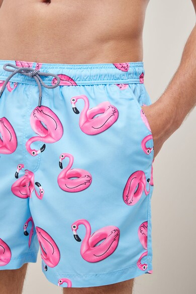 NEXT Flamingó mintás fürdőnadrág férfi