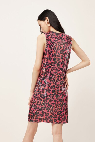 NEXT Rochie dreapta cu paiete si animal print Femei