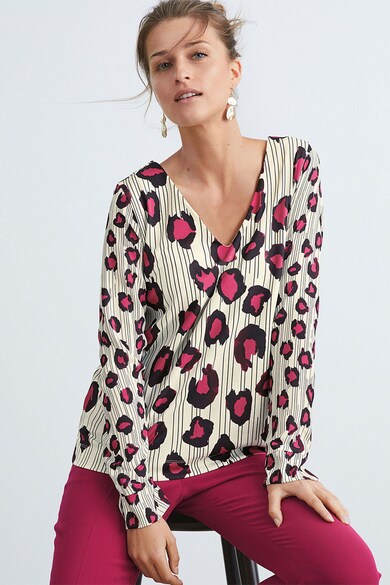 NEXT Bluza cu model animal print Femei