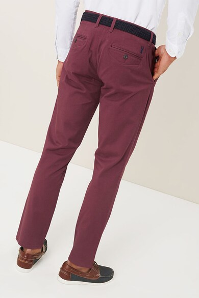 NEXT Pantaloni chino slim fit cu o curea Barbati